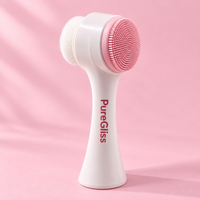 Brosse Visage Silicone 2-en-1 PureGliss — présentation personnalisée PureGliss