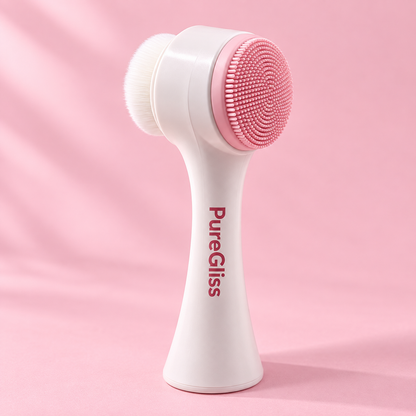 Brosse Visage Silicone 2-en-1 PureGliss — 1 unité incluse dans le pack PureGliss