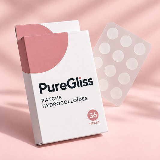 Patchs Hydrocolloïdes Imperfections – 36 pièces — présentation personnalisée PureGliss