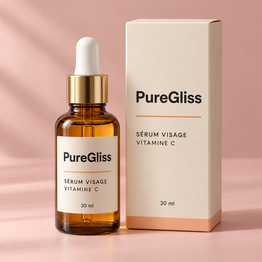 Sérum Éclat Antioxydant Vitamine C – 30 ml — présentation personnalisée PureGliss